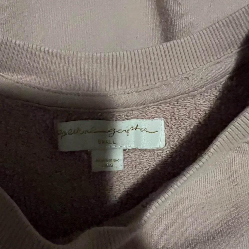 Spiritual Gangster | Pink Mauve Cotton Crew Neck Sweatshirt